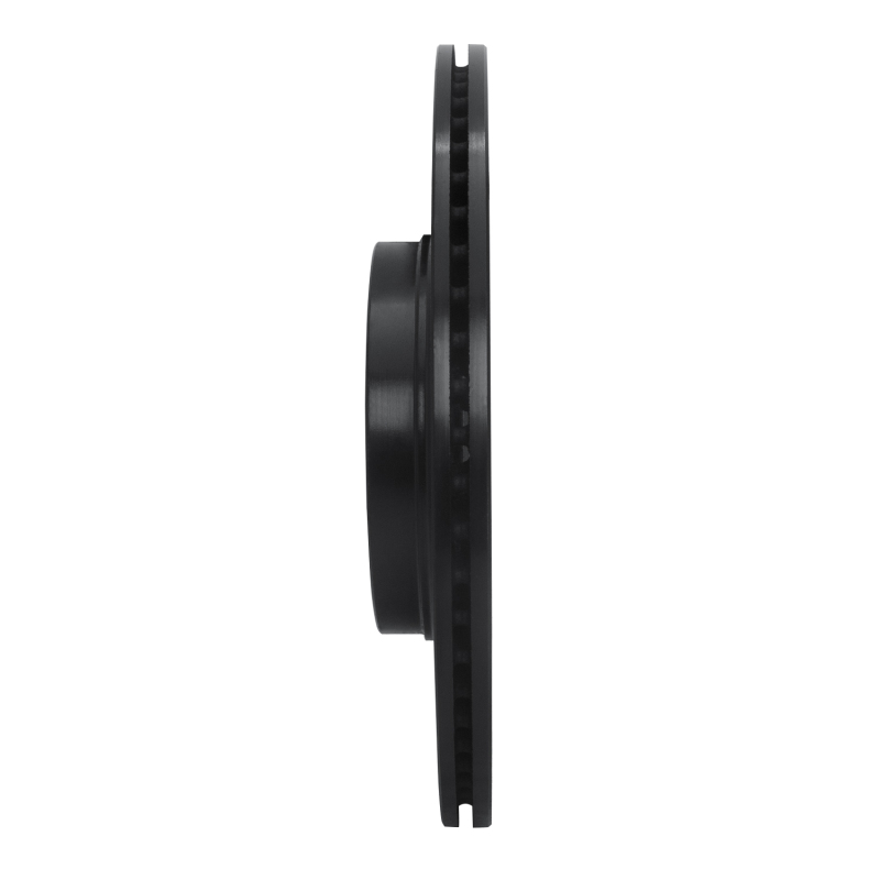 Mazda RX-8 Brake Rotor (1) - Rear Left - R1 Concepts - Drilled & Slotted - Black - `04-`11